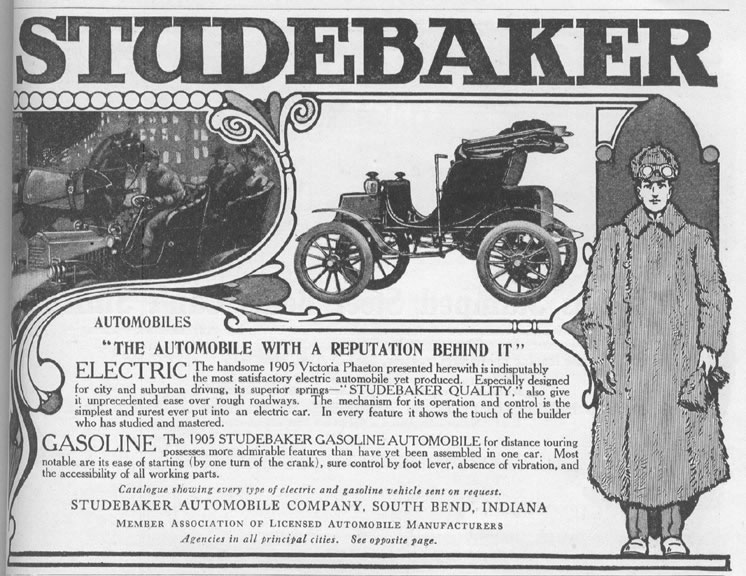 1905 Studebaker Auto Advertising